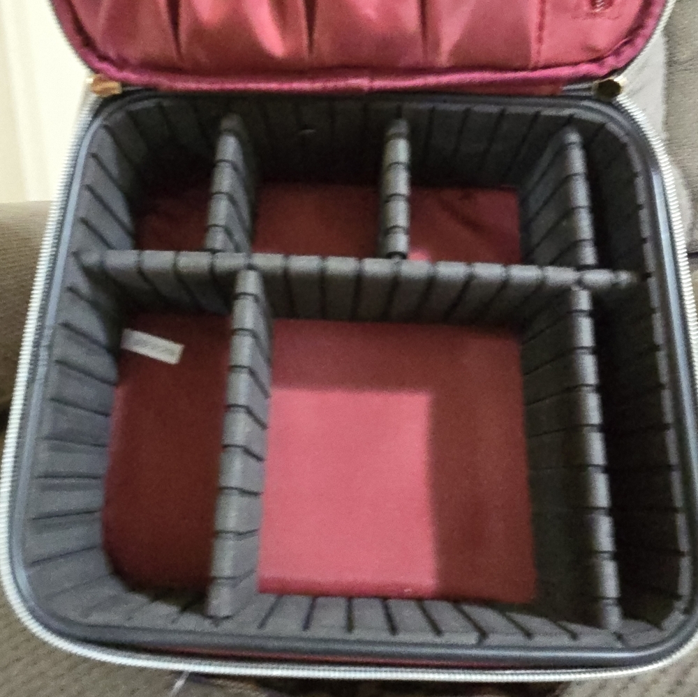 Brown Checkered Men's Bag - Picture 5 of 6